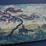 Antique two Asian Paintings 11.4" x 8"   11,5 x 8" Image 3