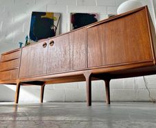 sideboard mid century vintage retro teak danish