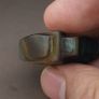 Vintage Natural Pattern Eyes Agate Arrow Shape Pendant Amulet Image 4