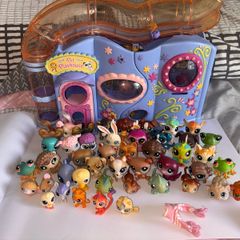 littlest pet shop (LPS) Bundle!! 45 pets and little lovin' pet playhouse!