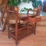 Wooden tea trolley / serving cart Image 7
