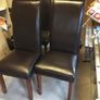 4 leather chairs Image 3