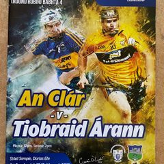 2018 Tipperary v Clare - GAA Munster Hurling Round 4 Programme