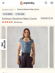 Ergobaby Embrace Baby Sling/Wrap