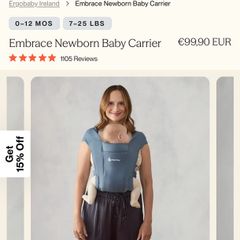 Ergobaby Embrace Baby Sling/Wrap