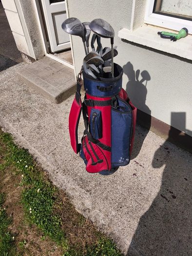 Golf Clubs and bag