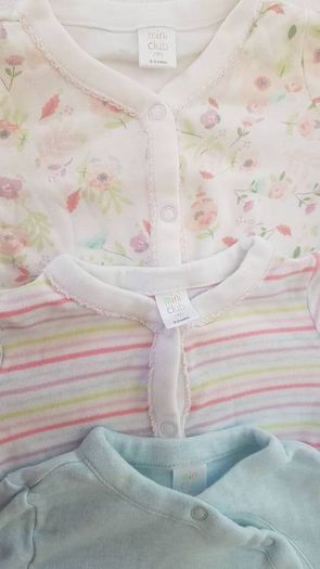 Boots Mini club 0-3 months sleepsuits