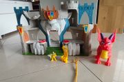Castle, knight, dragon