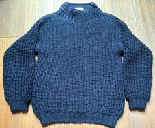 Aran Jumper Navy