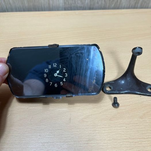 Vintage Car SMITHS Rear View Mirror Clock, Classic Jaguar VW Mini Austin Ford