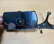 Vintage Car SMITHS Rear View Mirror Clock, Classic Jaguar VW Mini Austin Ford