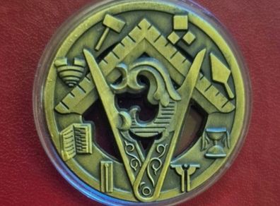 Masonic commerative coin.