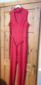 jumpsuit Red size 12 lipsy london