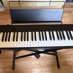 Casio px-s1100 digital piano (Black) + keyboard stand + storage bag