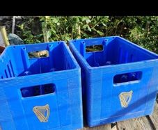 Guinness beer crates