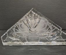 Crystal napkin holder