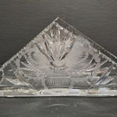 Crystal napkin holder