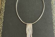 silver necklace