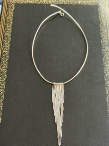 silver necklace