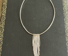 silver necklace