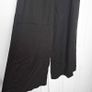 H&M Black High Waisted Paperbag Wide Leg Palazzo Trousers Culottes 6UK/34EU Petite Image 5