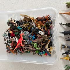 Plastic dinosaurs