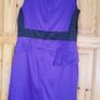 USCO Cadbury Purple Peplum Dress Image 2