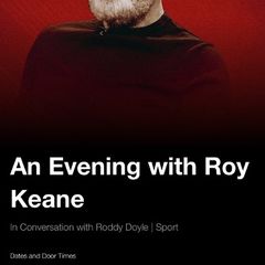 Roy Keane Tickets