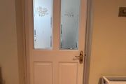 four matching glazed internal doors and one glazed double door
