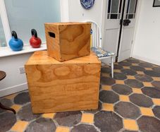 2 Wooden Plyometric Boxes - Range 12" - 30"