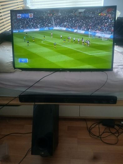 43" Smart LG TV with Soundbar & Subwoofer