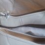 White Leather Gabor Ballet Pumps Image 7
