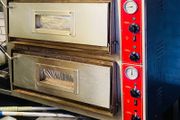 Professional Pizza Oven Double Deck 8 pizza 12" in one go. 3 phase electric.