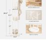 Coat stand white Image 2