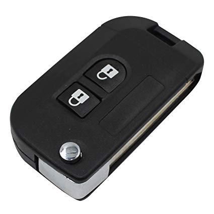 Blank Replacement Fob Shell Case Remote Car Key Fob For  Nissan Micra Xtrail Qashqai Nissan Qashqai Micra Navara Almera Note