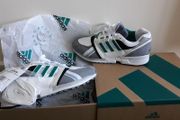 Adidas EQT Cushion 91 Consortium 30th Anniversary UK-7.5/EUR-41.5 G58101 Cloud White/Equipment Green/Core Black-2021