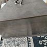 Antique French iron money box strong box with key 19th century Image 2