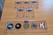 Lego VIP 5 Collectable Coins and DisplaysLego VIP 5 Collectable Coins and Displays