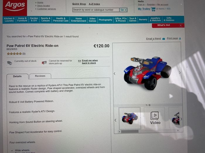 paw patrol ride-on
