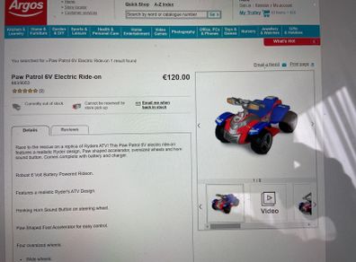 paw patrol ride-on