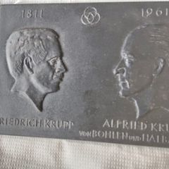 Krupp Memorial Plaque