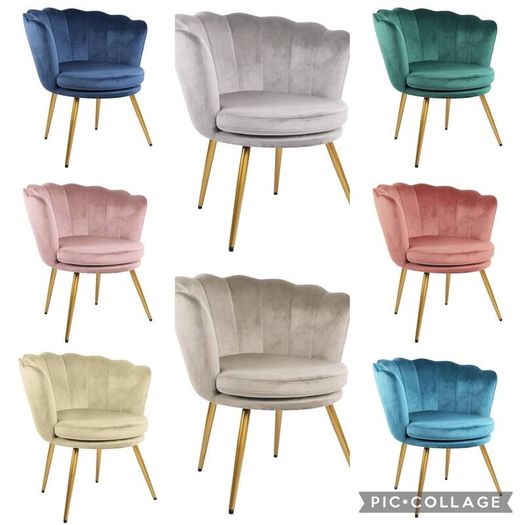Genesis Flora Accent Armchairs Taupe, Grey, Pink, Green, Navy
