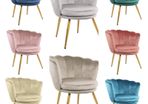Genesis Flora Accent Armchairs Taupe, Grey, Pink, Green, Navy