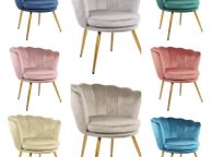 main image for ad Genesis Flora Accent Armchairs Taupe, Grey, Pink, Green, Navy
