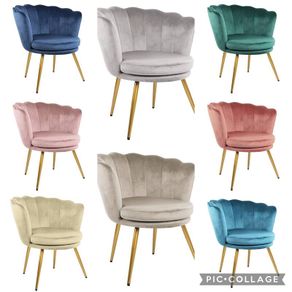 Genesis Flora Accent Armchairs Taupe, Grey, Pink, Green, Navy