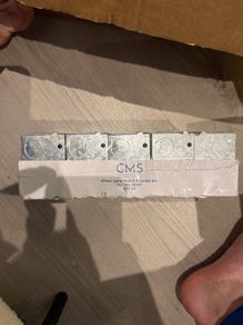 47mm 1gang switch & Socket Box 10