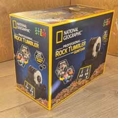 National Geographic Professional Rock Tumbler Kit with GemFoam STEM set without stones
