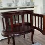 Mahogany Display Cabinet / Drinks Cabinet Image 3