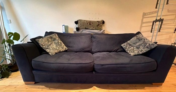 navy couch