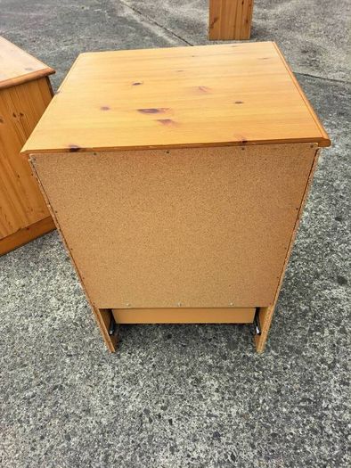 Lovely three drawer pine locker